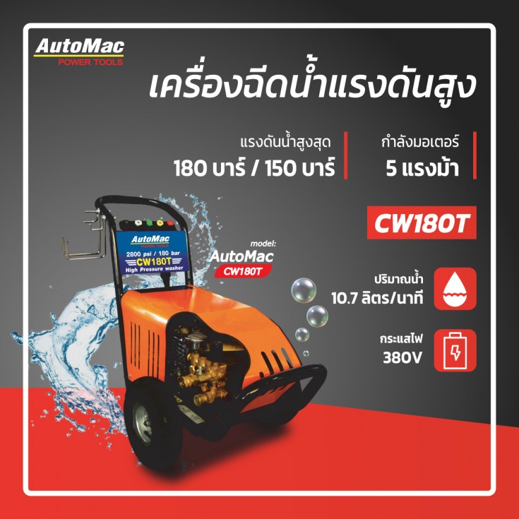 เครื่องอัดฉีดน้ำแรงดันสูง